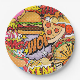 Cartoon Papieren Bordje