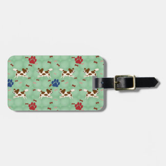 Cartoon Papillon Bagagelabel