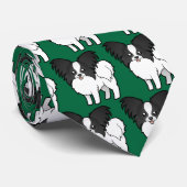 Cartoon Papillon Stropdas (Opgerold)