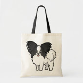 Cartoon Papillon Tote Bag (Voorkant)