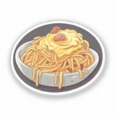 Cartoon pasta sticker (Voorkant)
