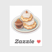 Cartoon pastry sticker (Vel)