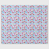 Cartoon patch badges: pop art. cadeaupapier (Vlak)