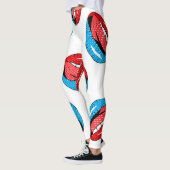 Cartoon Patch Badges: Retro Pop Leggings (Links)