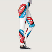 Cartoon Patch Badges: Retro Pop Leggings (Rechts)