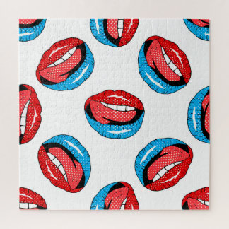 Cartoon Patch Badges: Retro Pop Legpuzzel