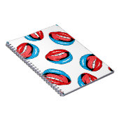 Cartoon Patch Badges: Retro Pop Notitieboek (Rechterzijde)