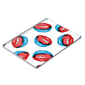 Cartoon Patch Badges: Retro Pop Notitieboek (Linkerzijde)