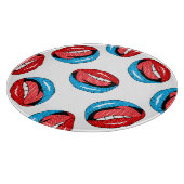 Cartoon Patch Badges: Retro Pop Snijplank (Hoek)