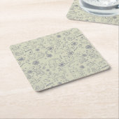 Cartoon patroon met grappige katten kartonnen onderzetters (Schuin)