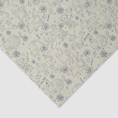 Cartoon patroon met grappige katten tissuepapier (Detail)