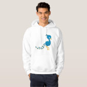 Cartoon Peacock Hoodie (Voorkant volledig)