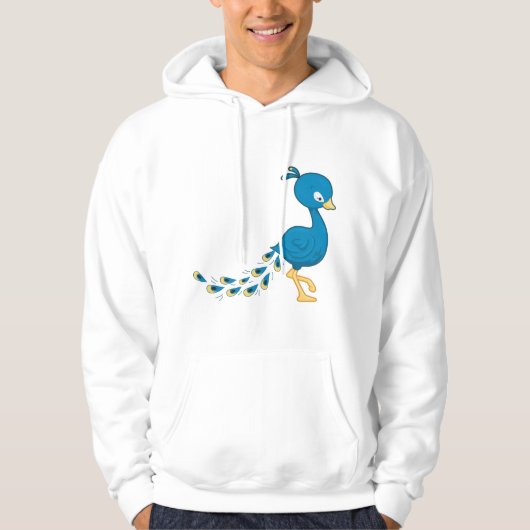 Cartoon Peacock Hoodie (Voorkant)