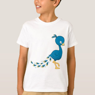 Cartoon Peacock T-shirt