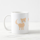 Cartoon pekkat Puss Coffee Mok (Links)