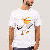 Cartoon Pelican T-shirt (Voorkant)