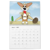 Cartoon Pembroke Welsh Corgi Calendar #2 (2011) Kalender (Mar 2027)