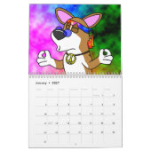Cartoon Pembroke Welsh Corgi Calendar #2 (2011) Kalender (Jan 2027)
