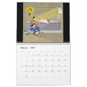 Cartoon Pembroke Welsh Corgi Calendar #2 (2011) Kalender (Feb 2027)