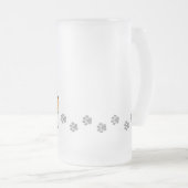 Cartoon Pembroke Welsh Corgi Matglas Bierpul (Voorkant rechts)