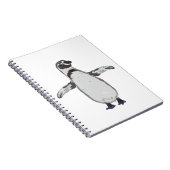 Cartoon Penguin Notitieboek (Rechterzijde)