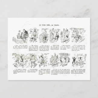 Cartoon Pere Noel van Henriet Feestdagenkaart