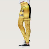 cartoon personage aardappel met grote ogen 1 leggings (Links)