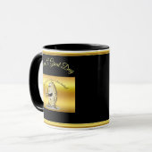 cartoon personage aardappel met grote ogen 1 mok (Voorkant links)