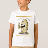 cartoon personage aardappel met grote ogen 1 t-shirt (Voorkant)