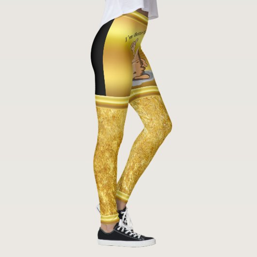 cartoon personage aardappel met grote ogen 2 leggings (Rechts)