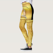 cartoon personage aardappel met grote ogen 2 leggings (Links)