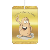 cartoon personage aardappel met grote ogen 2 luchtverfrisser (Voorkant)