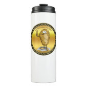 cartoon personage aardappel met grote ogen 3 thermosbeker (Voorkant)