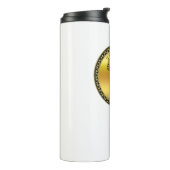 cartoon personage aardappel met grote ogen 3 thermosbeker (Gedraaid links)