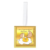 cartoon personage frituurde eicel met grote glimla decoratie (Voorkant)