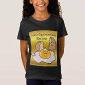 cartoon personage frituurde eicel met grote glimla t-shirt (Voorkant)
