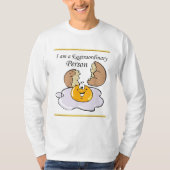 cartoon personage frituurde eicel met grote glimla t-shirt (Voorkant)