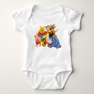 Cartoon personage Winnie Pooh Beer Honey Anime Bab Romper