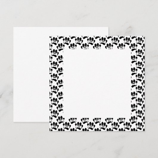 Cartoon Peuten en Botten Patroon DIY Blank (Voorkant / Achterkant)