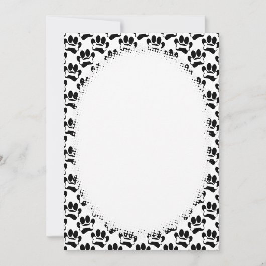 Cartoon Peuten en Botten Patroon DIY Blank Kaart (Voorkant)