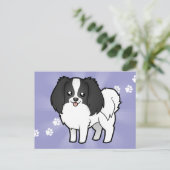 Cartoon Phalene / Japanse kin Briefkaart (Staand voorkant)