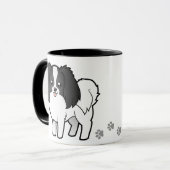 Cartoon Phalene / Japanse kin Mok (Voorkant links)