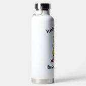 Cartoon Pickle en Pepper Pickleball Team Hot Dill Waterfles (Rechts)