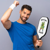 Cartoon Pickle Pair Pickleball Team Real Dill Pick Paddle