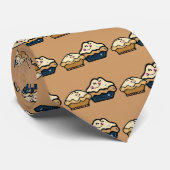 Cartoon Pies voor Pie Dag 23 Januari Stropdas (Opgerold)