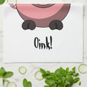 Cartoon Pig American MoJo Kitchen Towels Theedoek (Gevouwen)