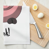 Cartoon Pig American MoJo Kitchen Towels Theedoek (Quarter Fold)