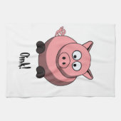 Cartoon Pig American MoJo Kitchen Towels Theedoek (Horizontaal)