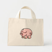 Cartoon Pig Mini Tote Bag (Voorkant)