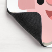 Cartoon Pig mousepad Muismat (Hoek)